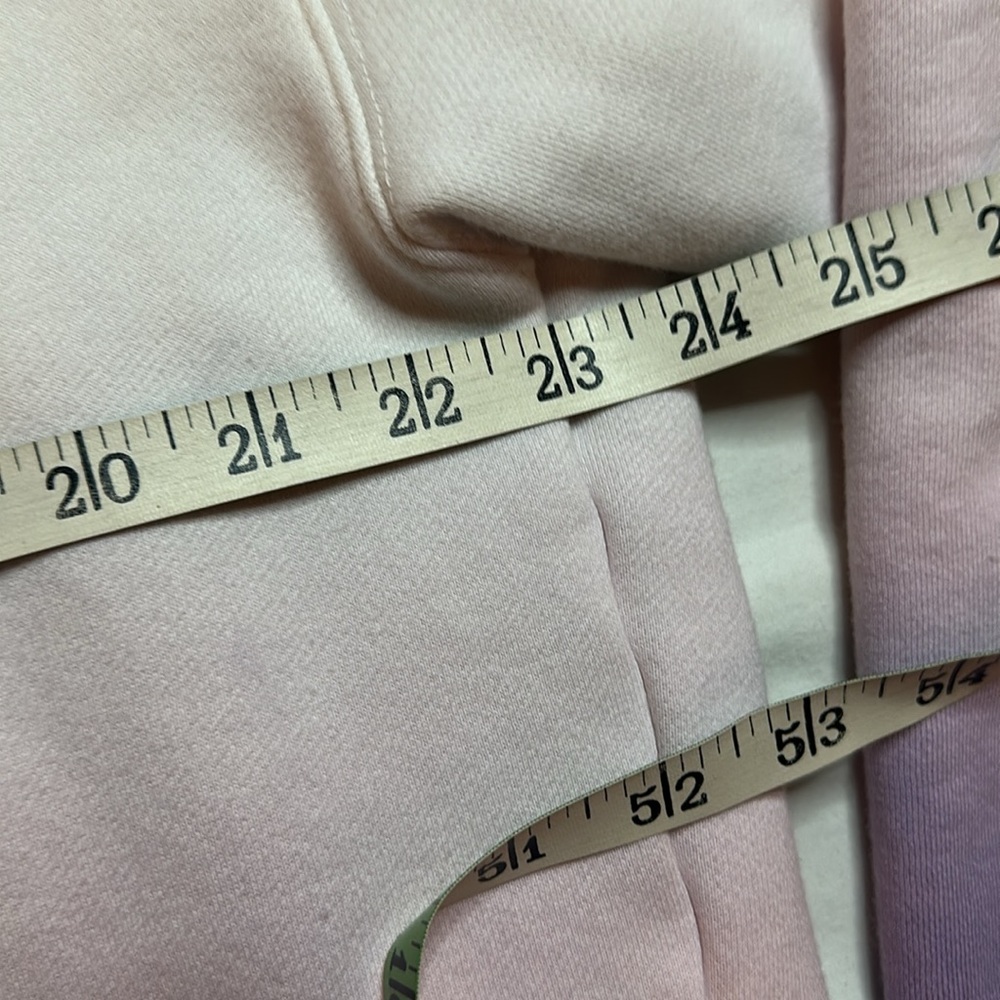 White Fox Ombré Hoodie Size S/M - Picture 6 of 9